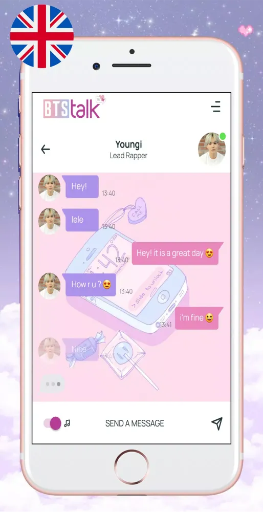 BTS Chat! Messenger(simulator) Screenshots