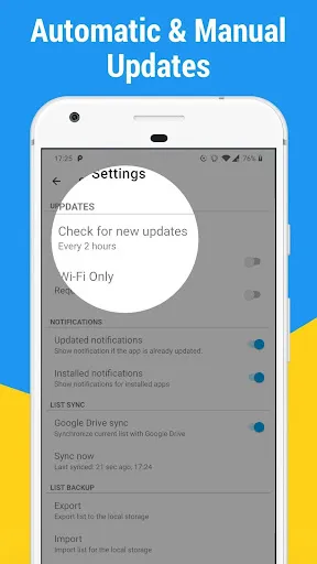 App Watcher: Check Update Screenshots