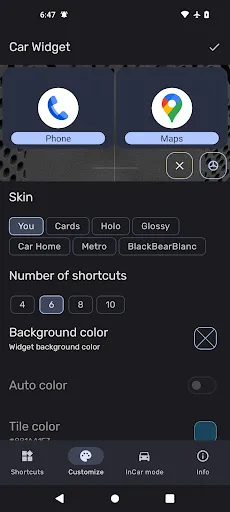 Zrzuty ekranu Car Widget