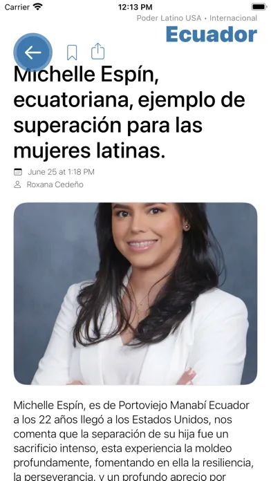 Zrzuty ekranu Poder Latino USA