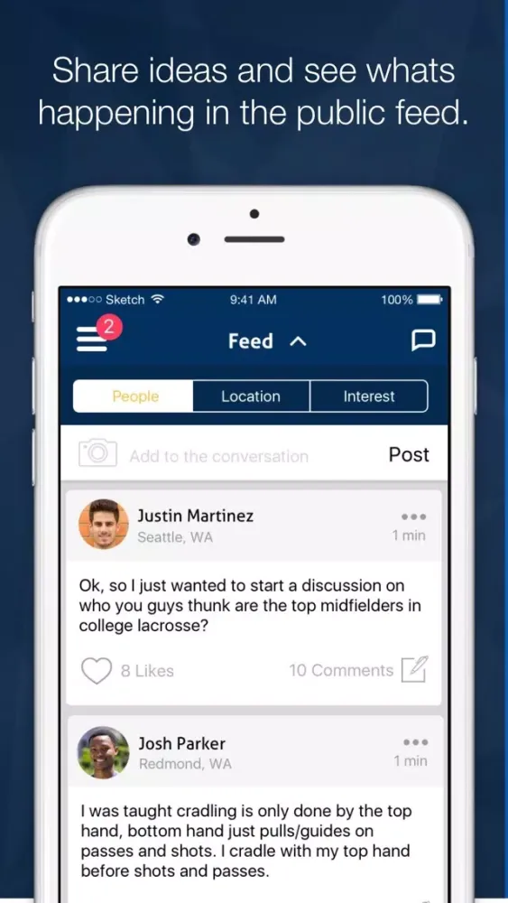 Cal Men's Lacrosse Society Screenshots