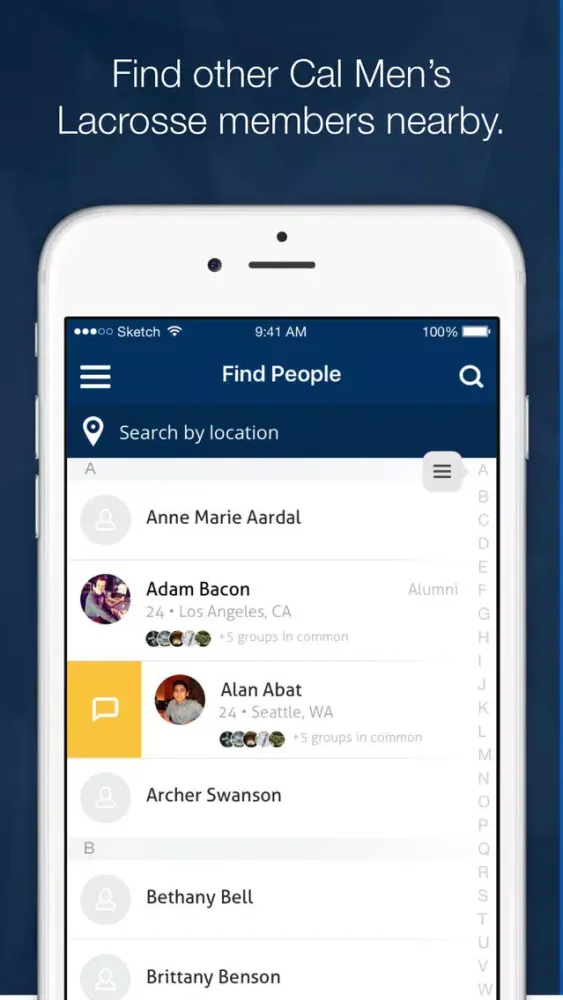 Cal Men's Lacrosse Society Screenshots