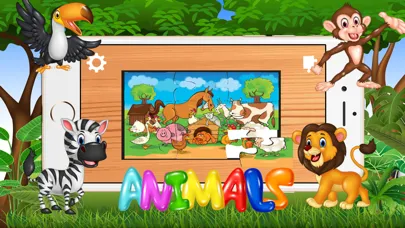 Kids Animal Puzzle For Toddlers Boys Girl Learning 스크린샷