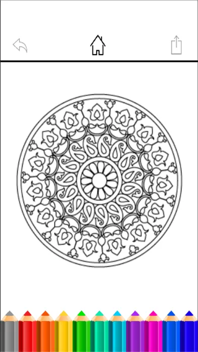 ColorShare : Best Coloring Book for Adults - Free Stress Relieving Color Therapy in Secret Garden Ekran Görüntüleri