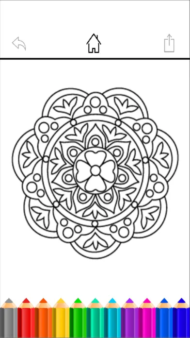 ColorShare : Best Coloring Book for Adults - Free Stress Relieving Color Therapy in Secret Garden Ekran Görüntüleri