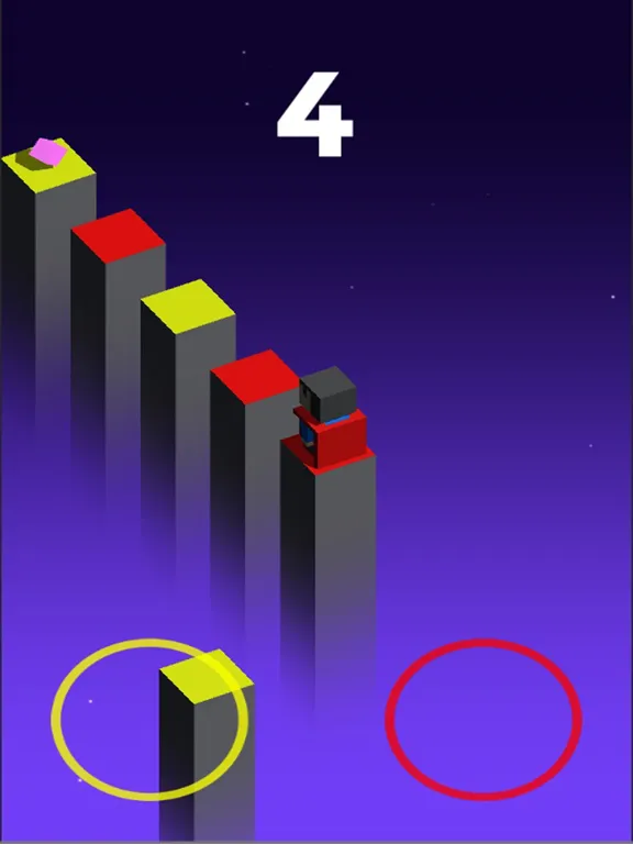 Capturas de tela do Superhero Cube Jump : Color Path Block Games iPad 