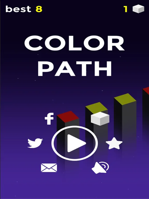 Capturas de tela do Superhero Cube Jump : Color Path Block Games iPad 