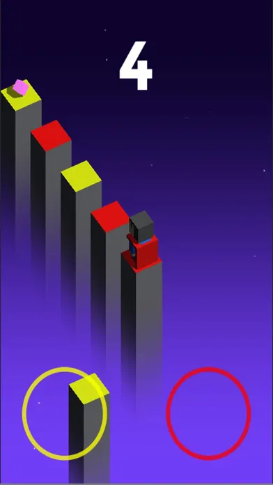 Capturas de tela do Superhero Cube Jump : Color Path Block Games