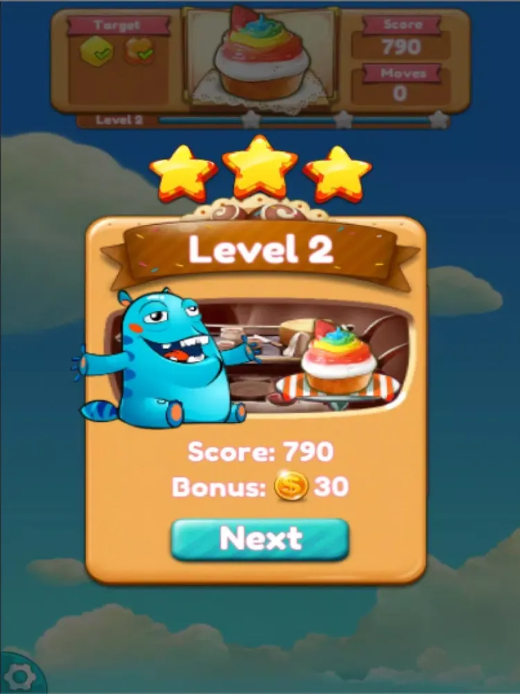 ภาพหน้าจอของ Cookie Crush Jelly Legend : The Sweetest Match-3 Game iPad 