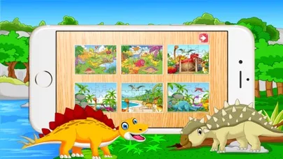 Скриншоты Dinosaur Jigsaw Puzzle Toddler Kids Dino Game Free