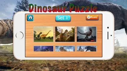 Ảnh chụp màn hình của Dinosaur Puzzle Jigsaw for Kids and Toddlers Games