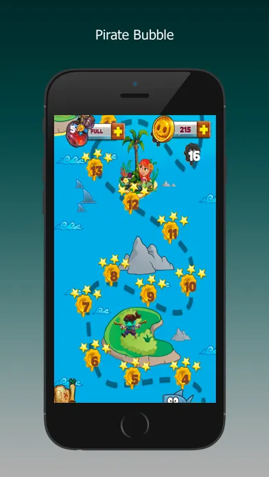 Captures d'écran de Pirate Bubble Ball Candy Shoot Match 3 Free Game