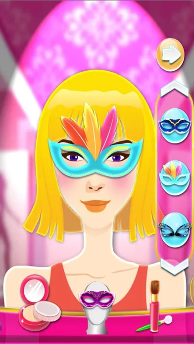Ảnh chụp màn hình của Party Princess Salon - Fashion Makeup, Dressup and Makeover Games