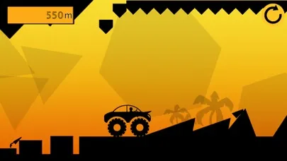 Tangkapan layar Black Car Hill Racer : Offroad Monster Truck Games