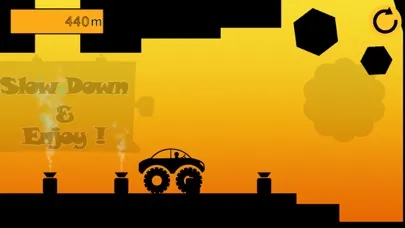 Tangkapan layar Black Car Hill Racer : Offroad Monster Truck Games