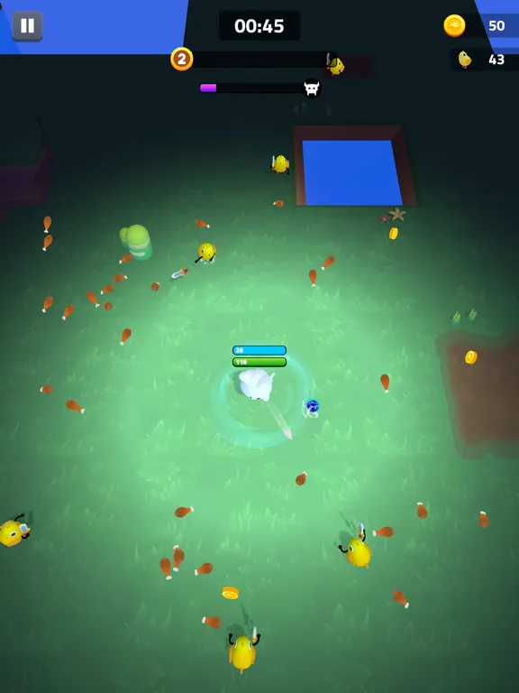 Survivor Cat: Chicken Invaders iPad  Screenshots