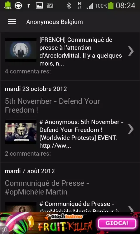 Anonymous Screenshots