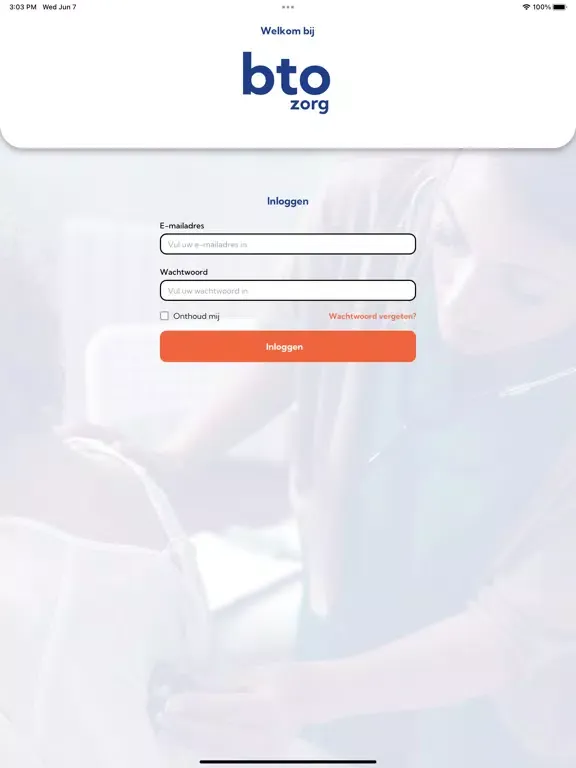 BTO Zorg iPad  Screenshots