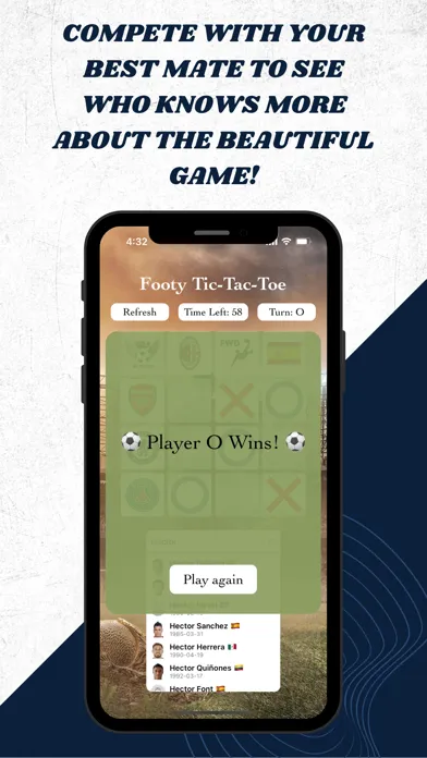 Footy Tic Tac Toe应用截图
