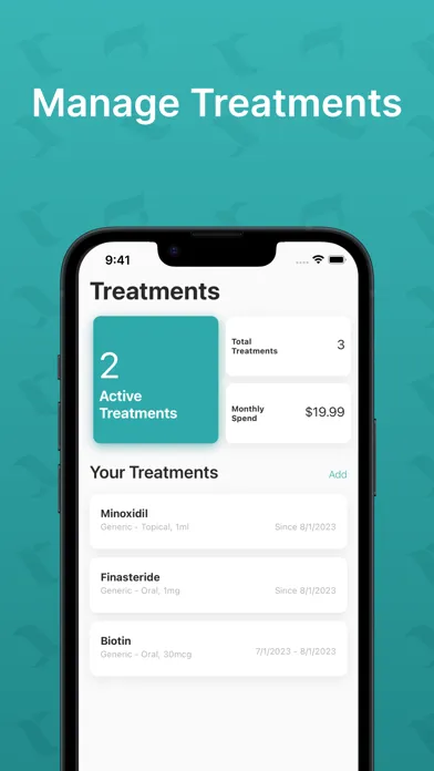 Captures d'écran de Hairly: Fight Hair Loss