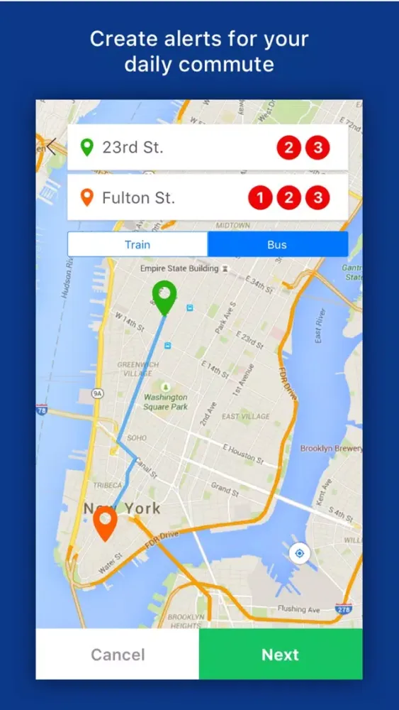Dash! Transit: Daily Bus & Subway Transit Alerts應用截圖