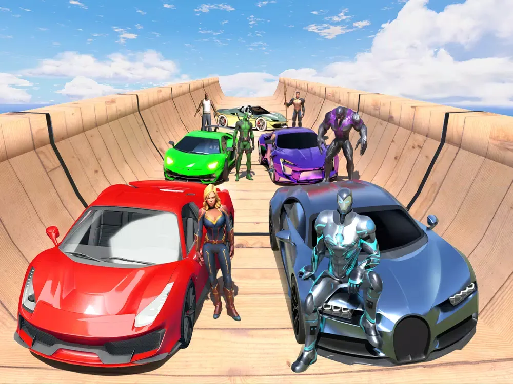 GT Car Stunt Master 3D iPad  Screenshots