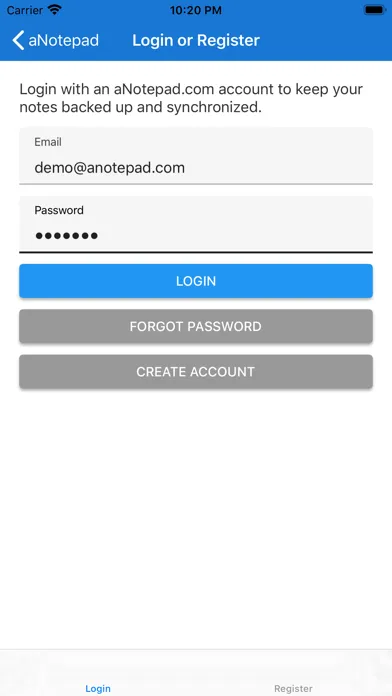 Ảnh chụp màn hình của a Notepad - Take & Share Notes
