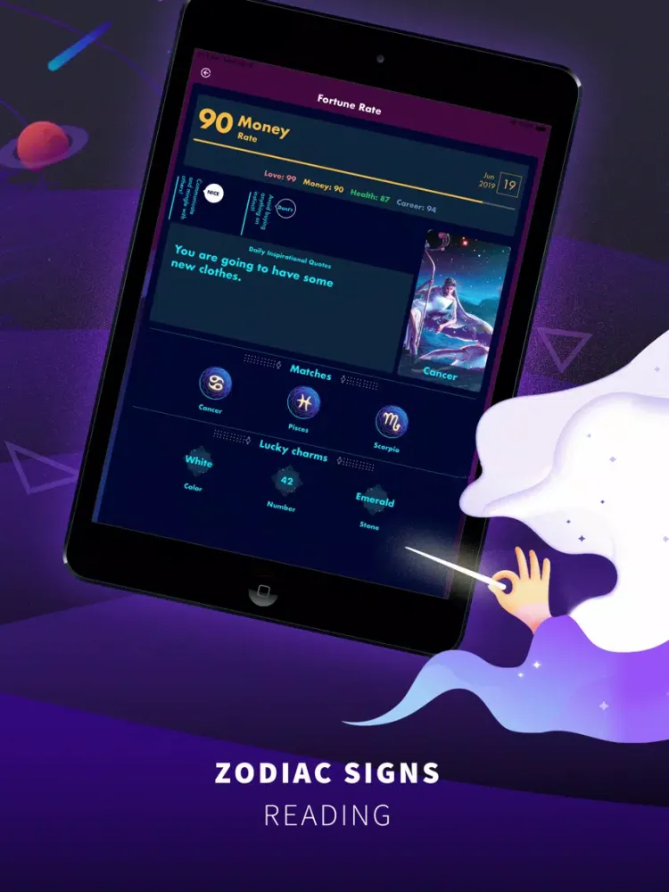 Astrology & Horoscope Reading iPad  Ekran Görüntüleri