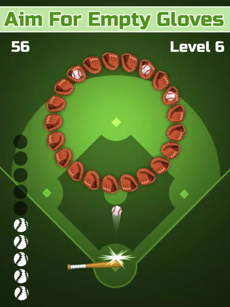 Ảnh chụp màn hình của Baseball Catch iPad 