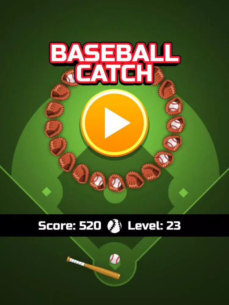 Ảnh chụp màn hình của Baseball Catch iPad 