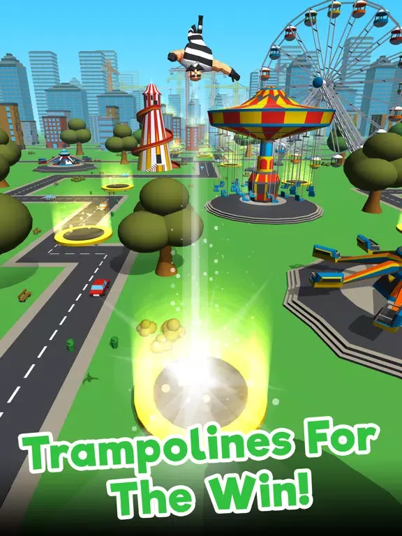 Tangkapan skrin Mr Pole Vault: Escape Plan iPad 
