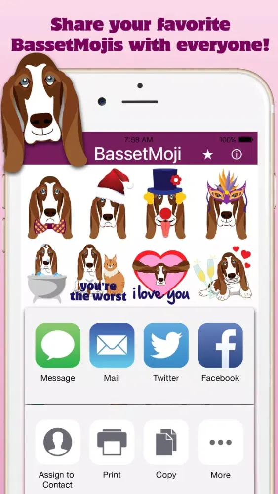 BassetMoji Screenshots
