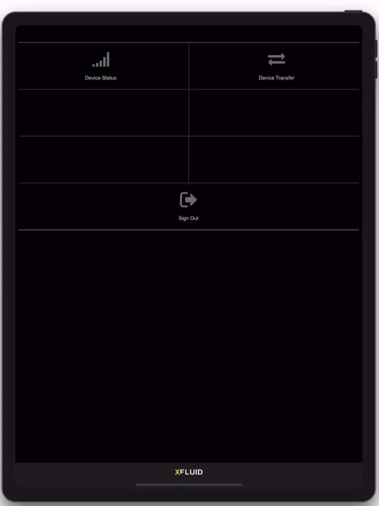 Ảnh chụp màn hình của XFluid By Anova iPad 
