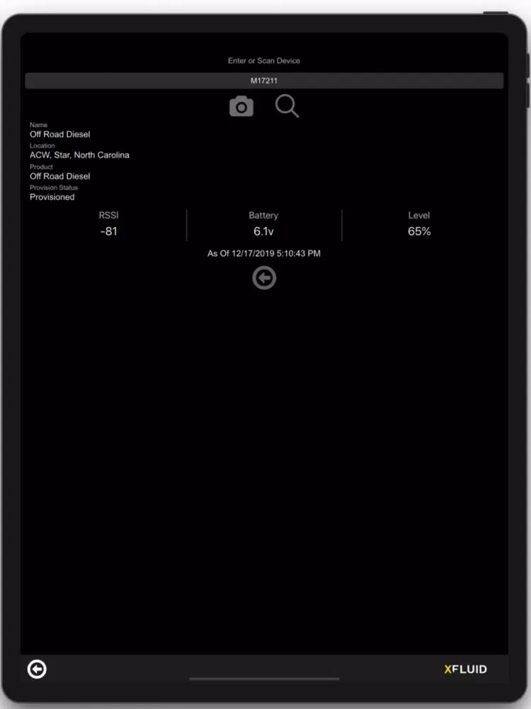 Ảnh chụp màn hình của XFluid By Anova iPad 