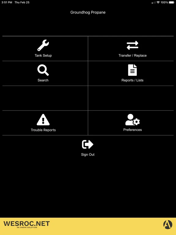 Anova Field iPad  スクリーンショット