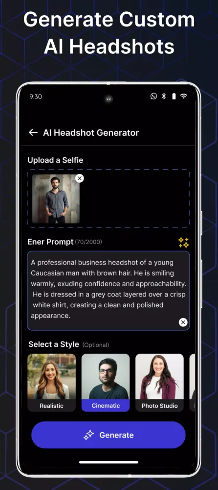 AI Headshot Generator－Creator Screenshots
