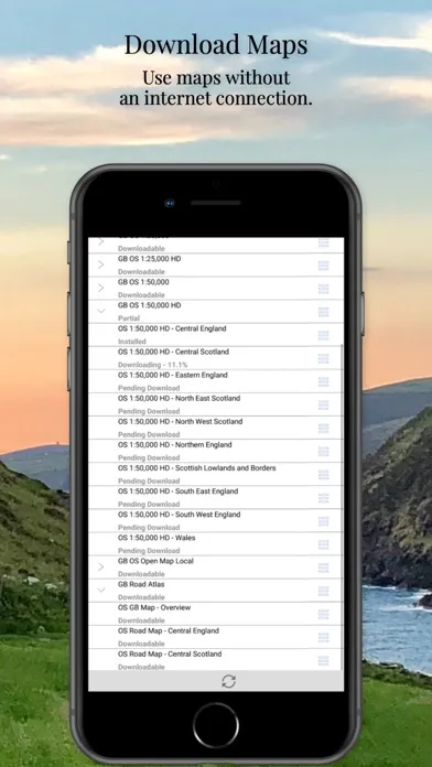 Tangkapan skrin OMN - Outdoor Map Navigator
