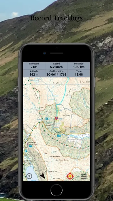 Tangkapan skrin OMN - Outdoor Map Navigator