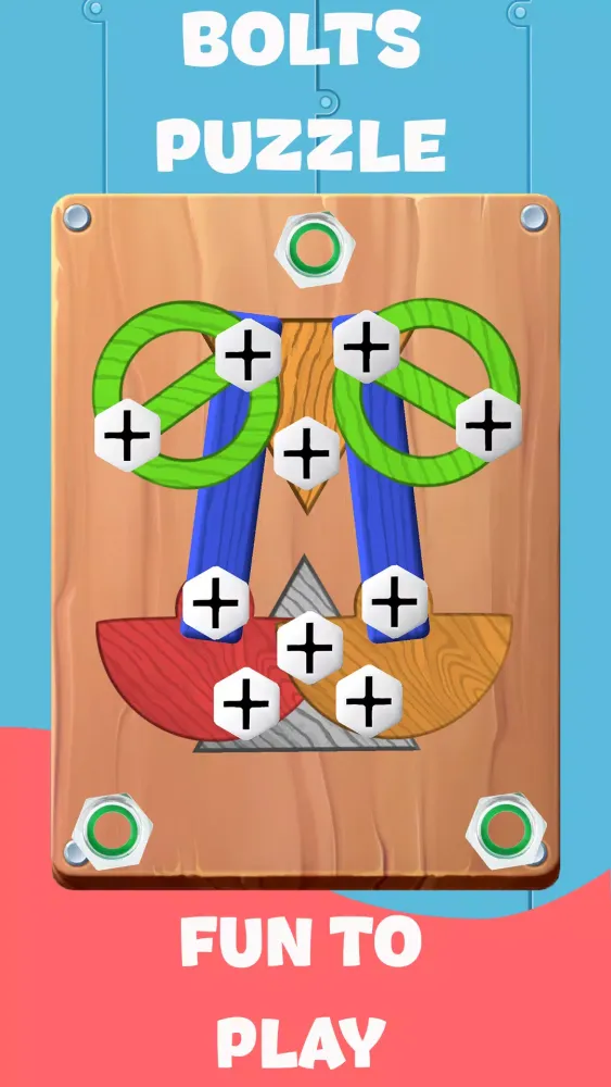 صور Screw Wood Nuts & Bolts Puzzle