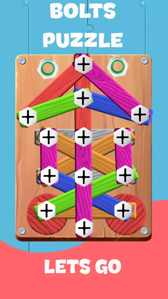 صور Screw Wood Nuts & Bolts Puzzle