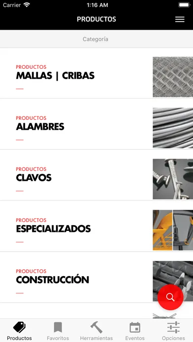 Captures d'écran de ANSA Aceros Nacionales