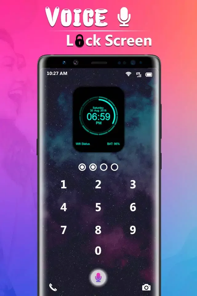 Voice Lock Screen 스크린샷