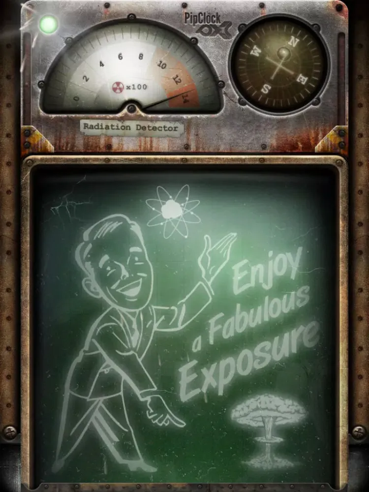 PipClock Nuclear Fallout Survival iPad 應用截圖