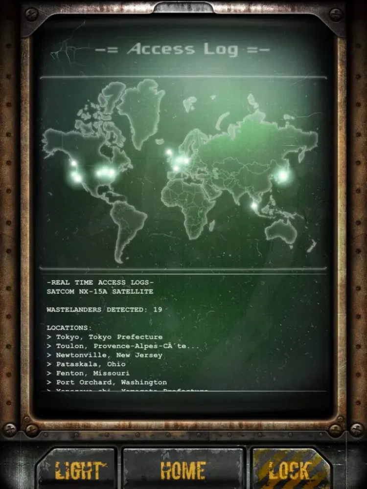 PipClock Nuclear Fallout Survival iPad 應用截圖