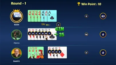 Gin Rummy - Best Card Game スクリーンショット