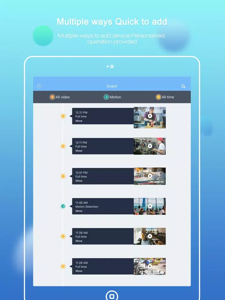 Zrzuty ekranu ADCloud iPad 