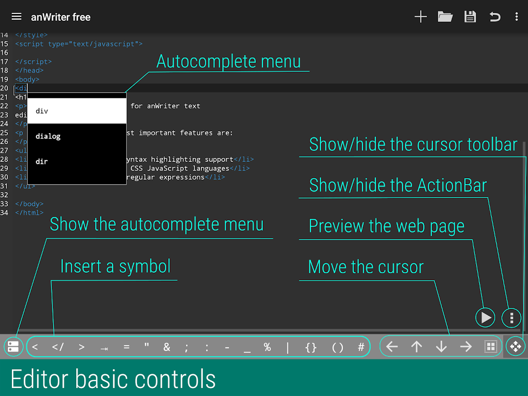 anWriter free Screenshots