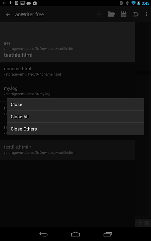 anWriter free Screenshots