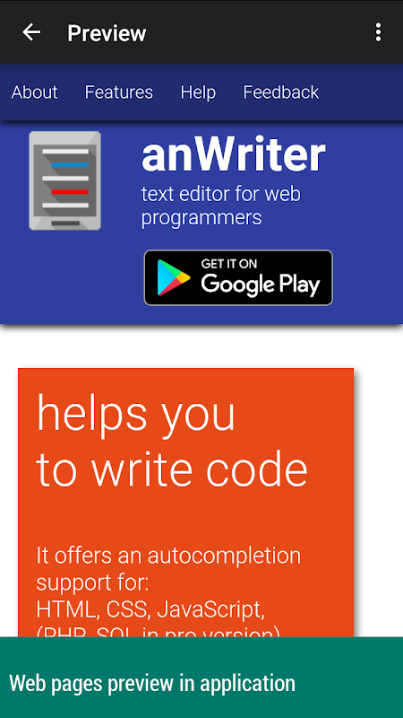 anWriter free Screenshots