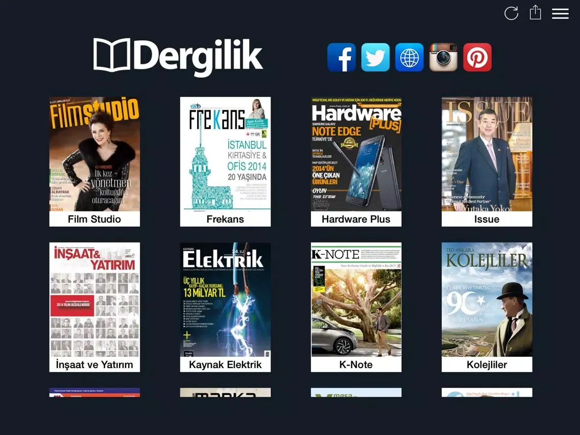 Dergilik iPad  スクリーンショット